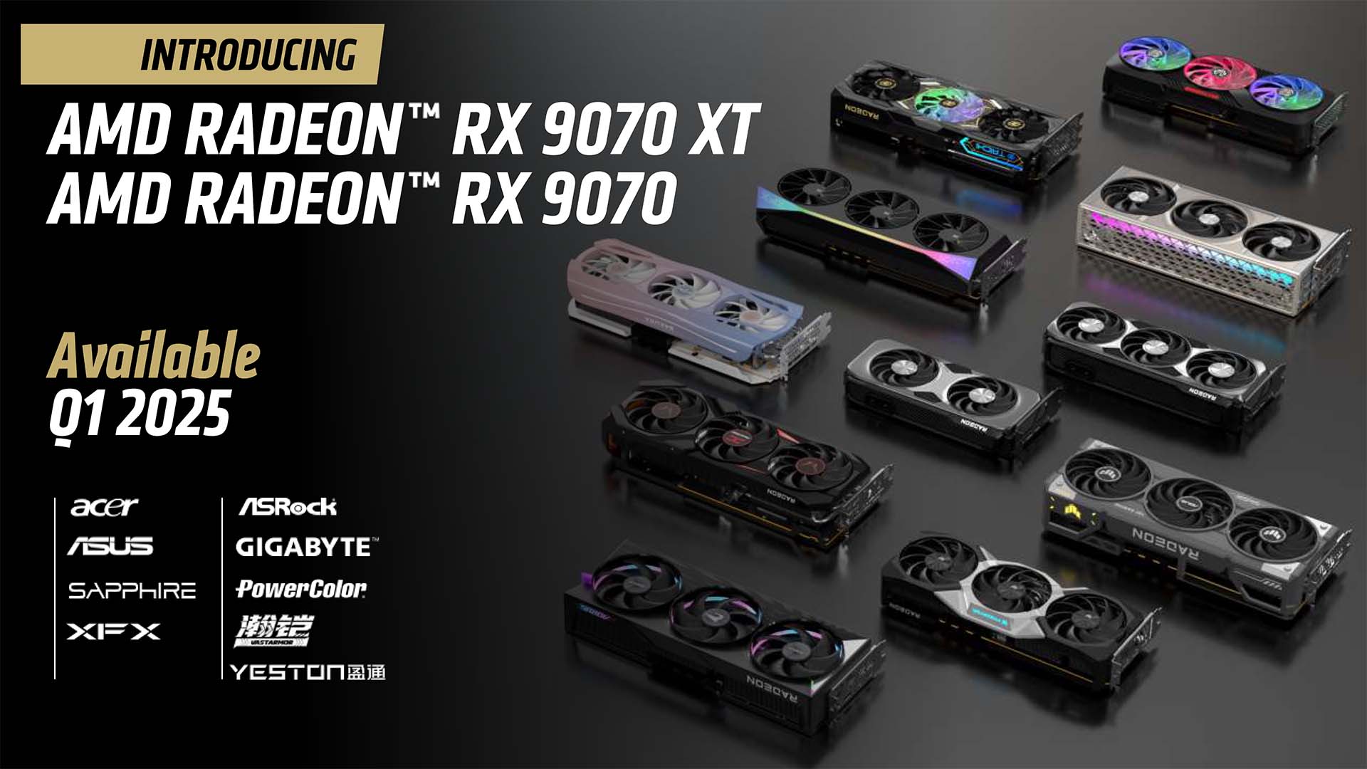 AMD Radeon RX 9000 Series custom variants