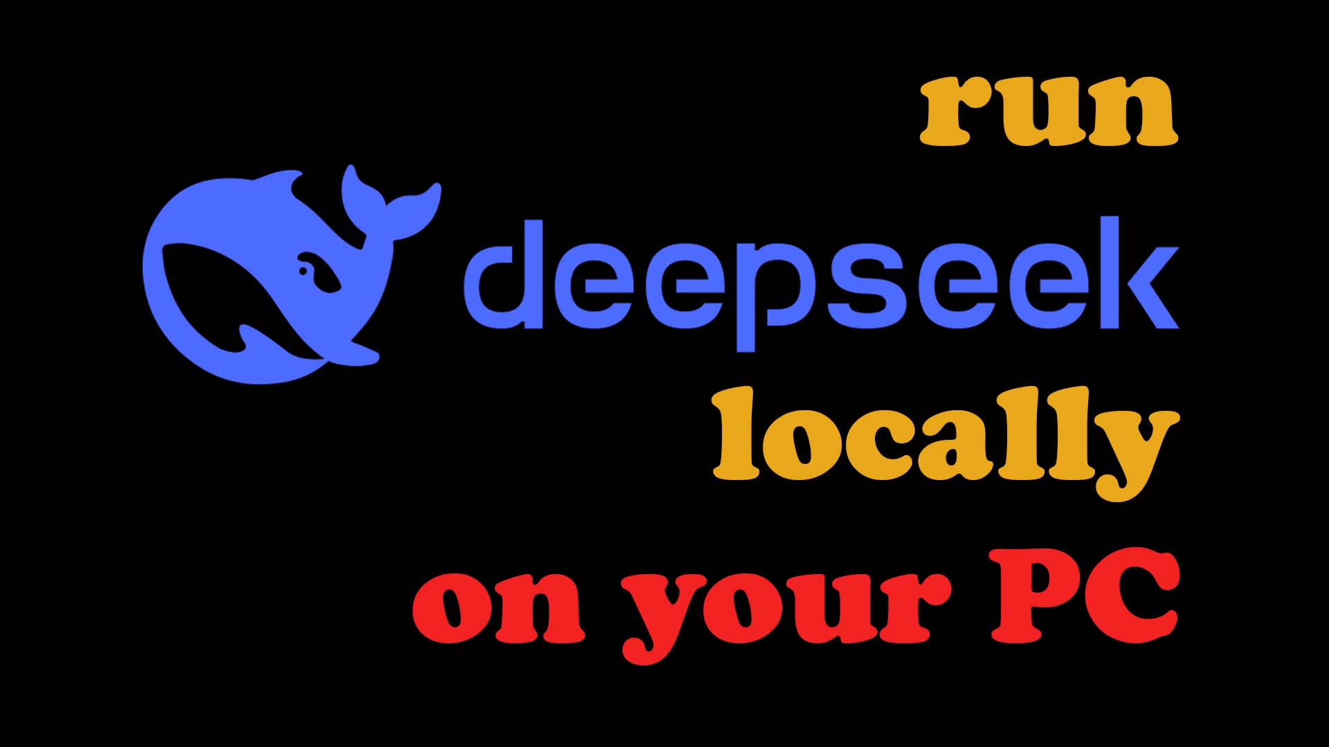 Run Deepseek LLM Models locally on a PC